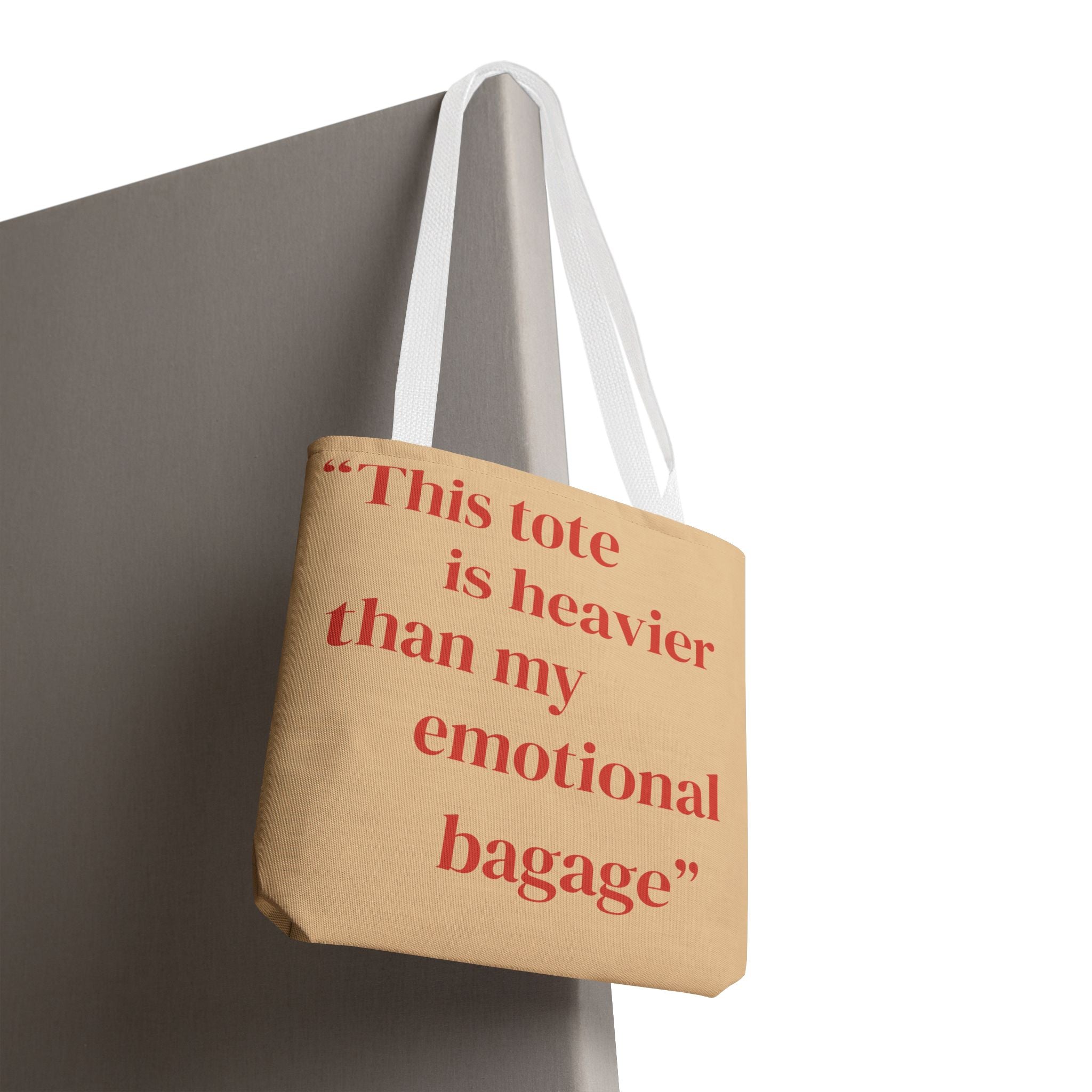 This Tote is Heavier Than My Emotional Baggage - Lustige und stylische Tragetasche für Alltag, Uni und Shopping - Geschenkidee