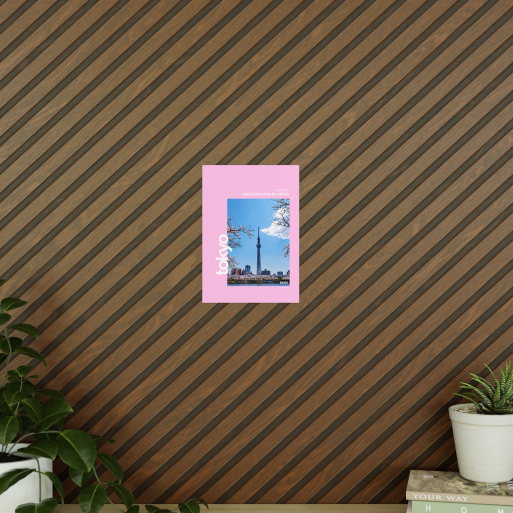 Tokyo Poster | Cities of the World | Wandkunst fuer Reisende, Sammler & Stadtliebhaber | Moderne Stadtdeko, Fotoposter