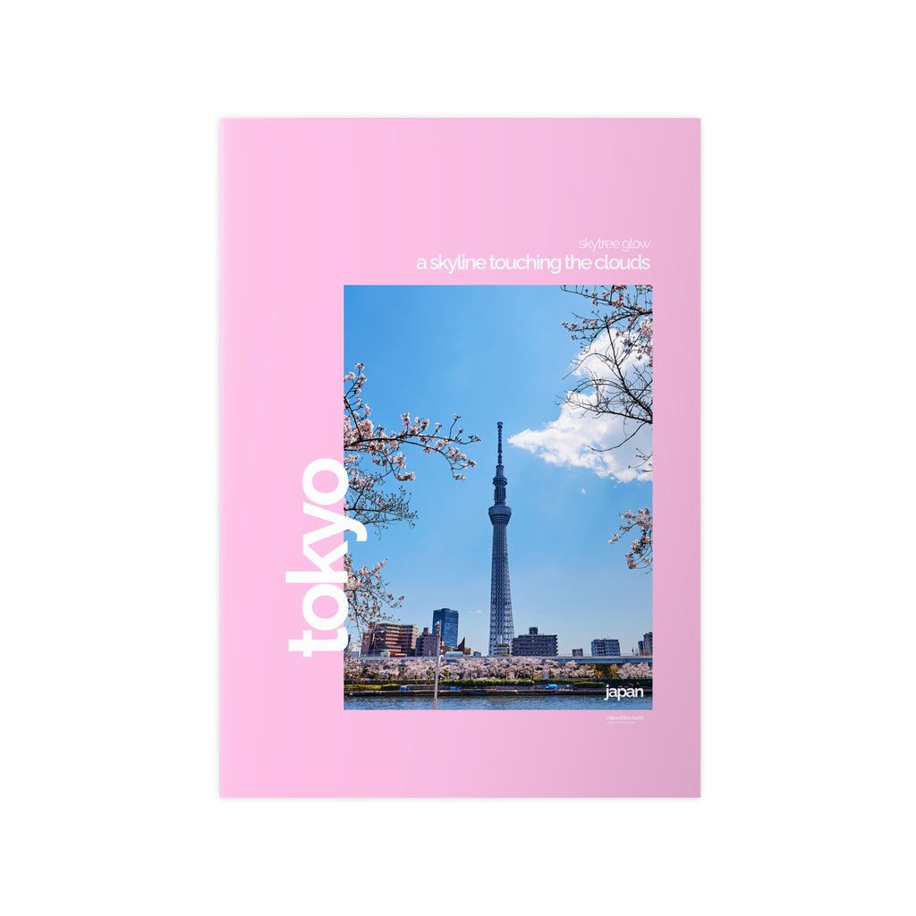 Tokyo Poster | Cities of the World | Wandkunst fuer Reisende, Sammler & Stadtliebhaber | Moderne Stadtdeko, Fotoposter