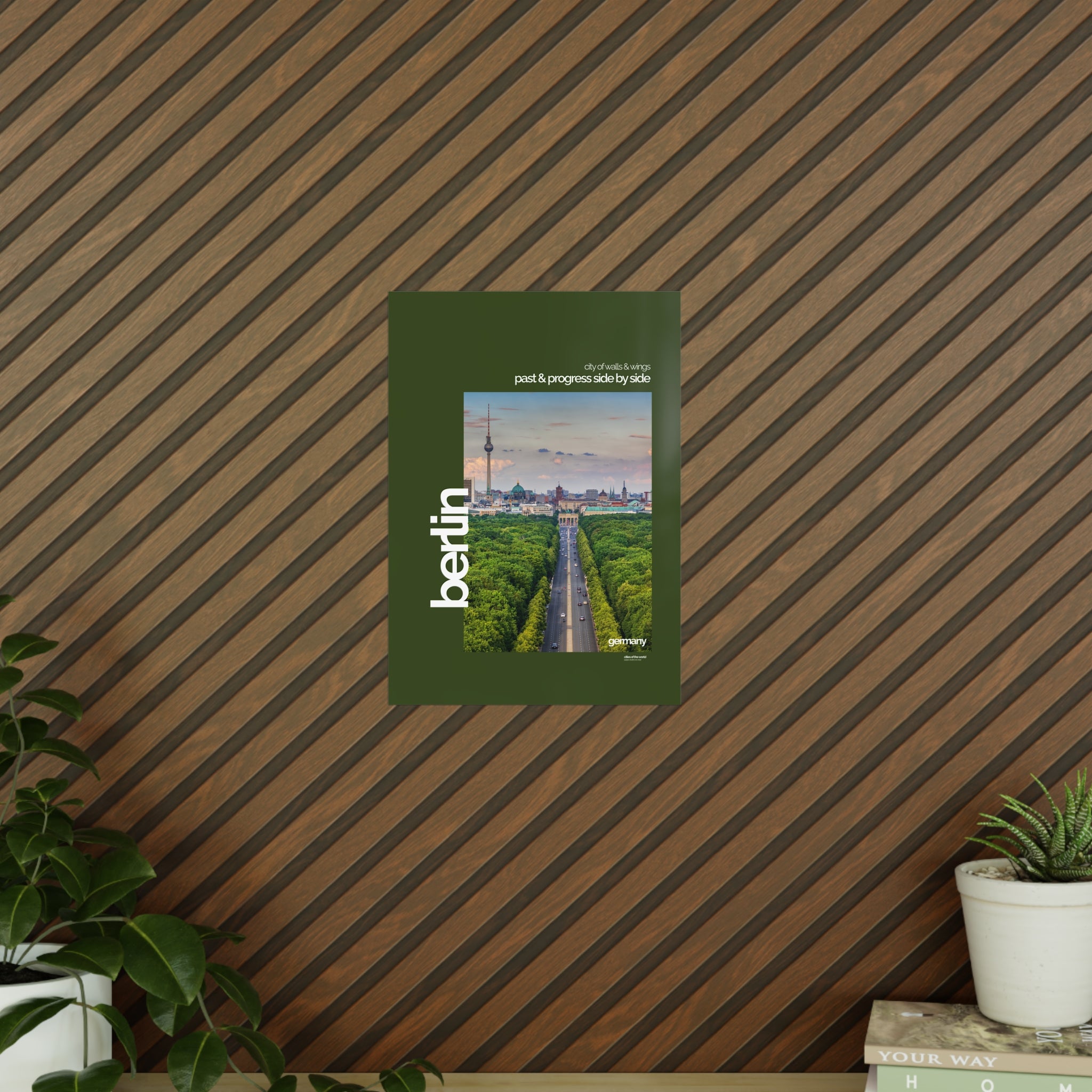Berlin Poster | Cities of the World | Wandkunst fuer Reisende, Sammler & Stadtliebhaber | Moderne Stadtdeko, Fotoposter