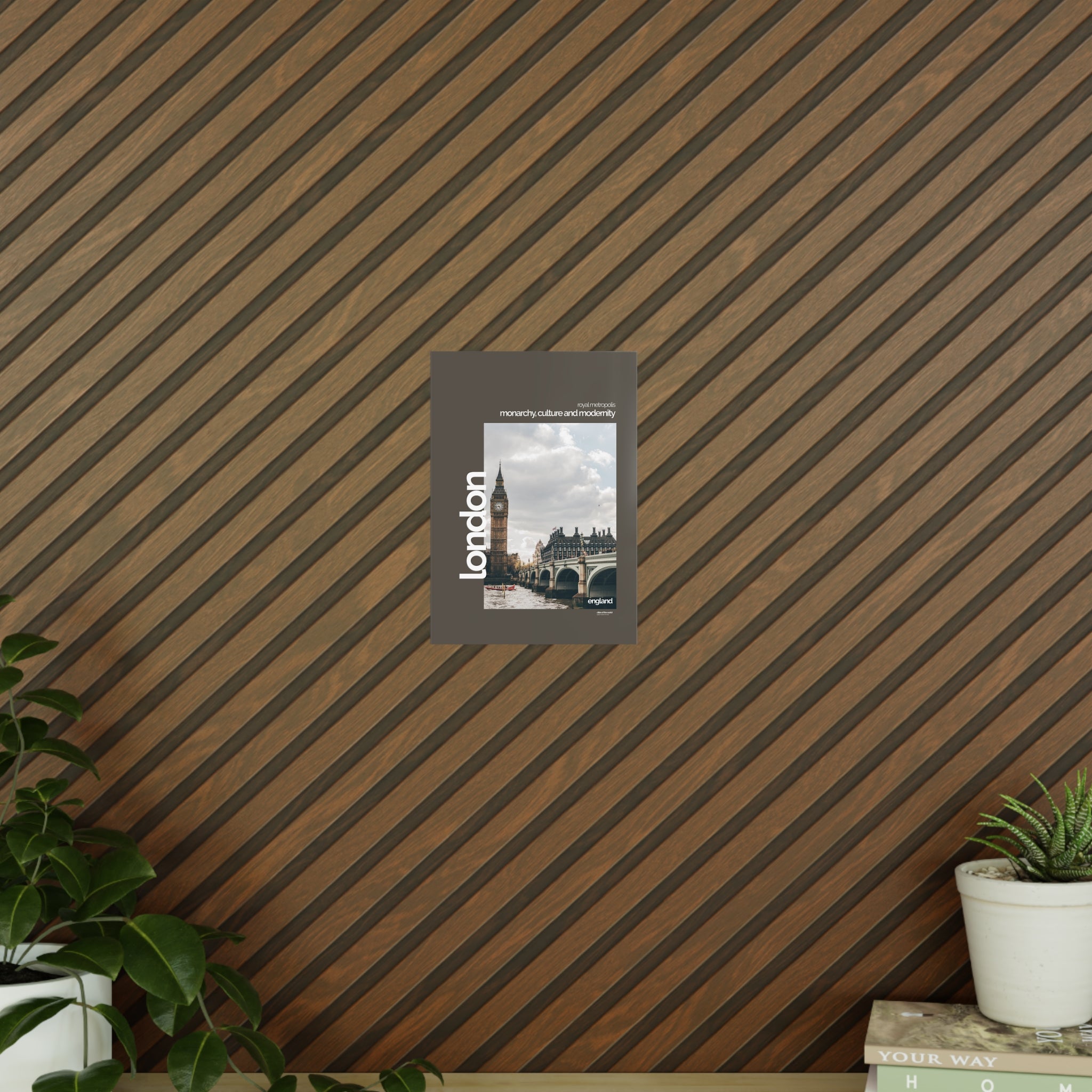 London Poster | Cities of the World | Wandkunst fuer Reisende, Sammler & Stadtliebhaber | Moderne Stadtdeko, Fotoposter