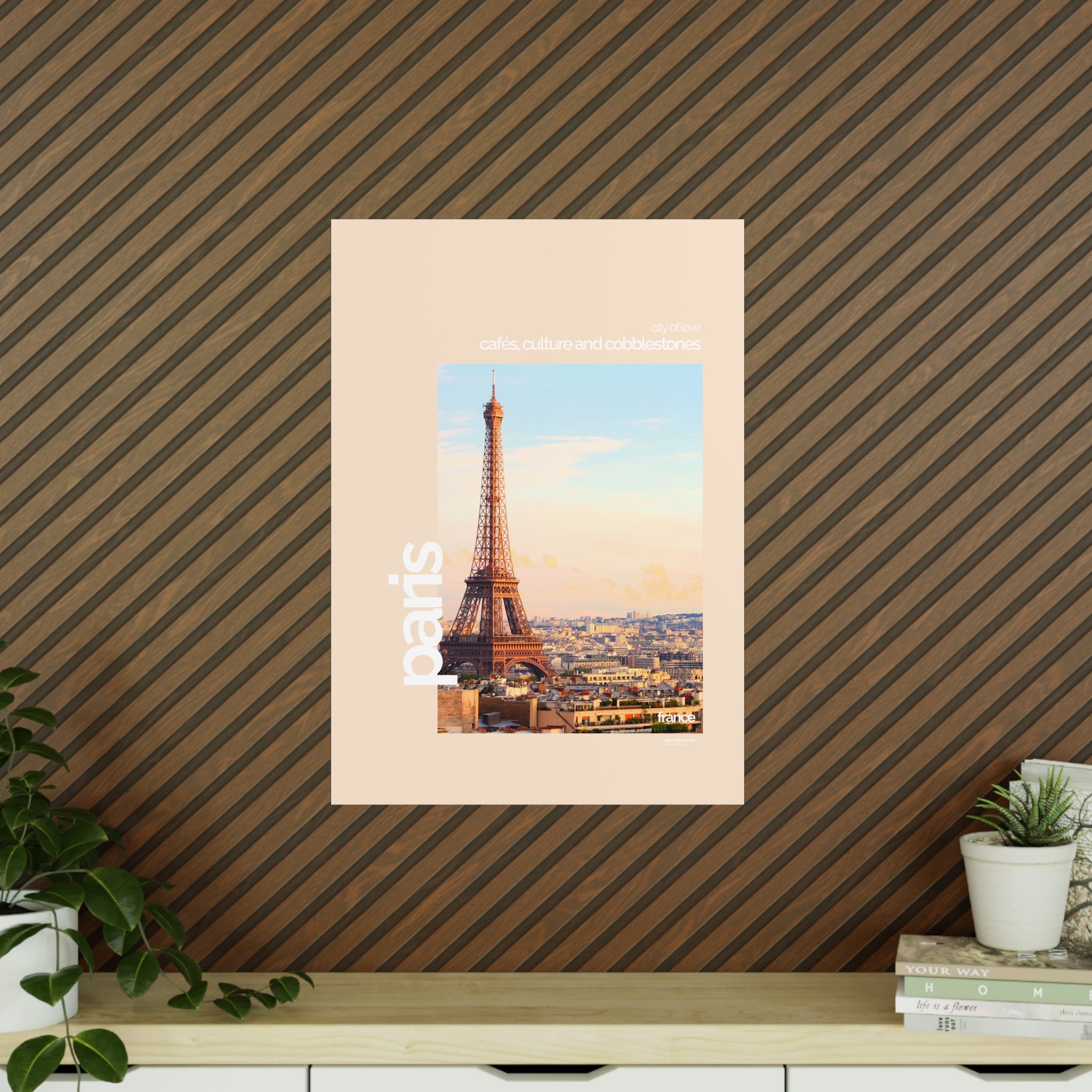 Paris Poster | Cities of the World | Wandkunst fuer Reisende, Sammler & Stadtliebhaber | Moderne Stadtdeko, Fotoposter