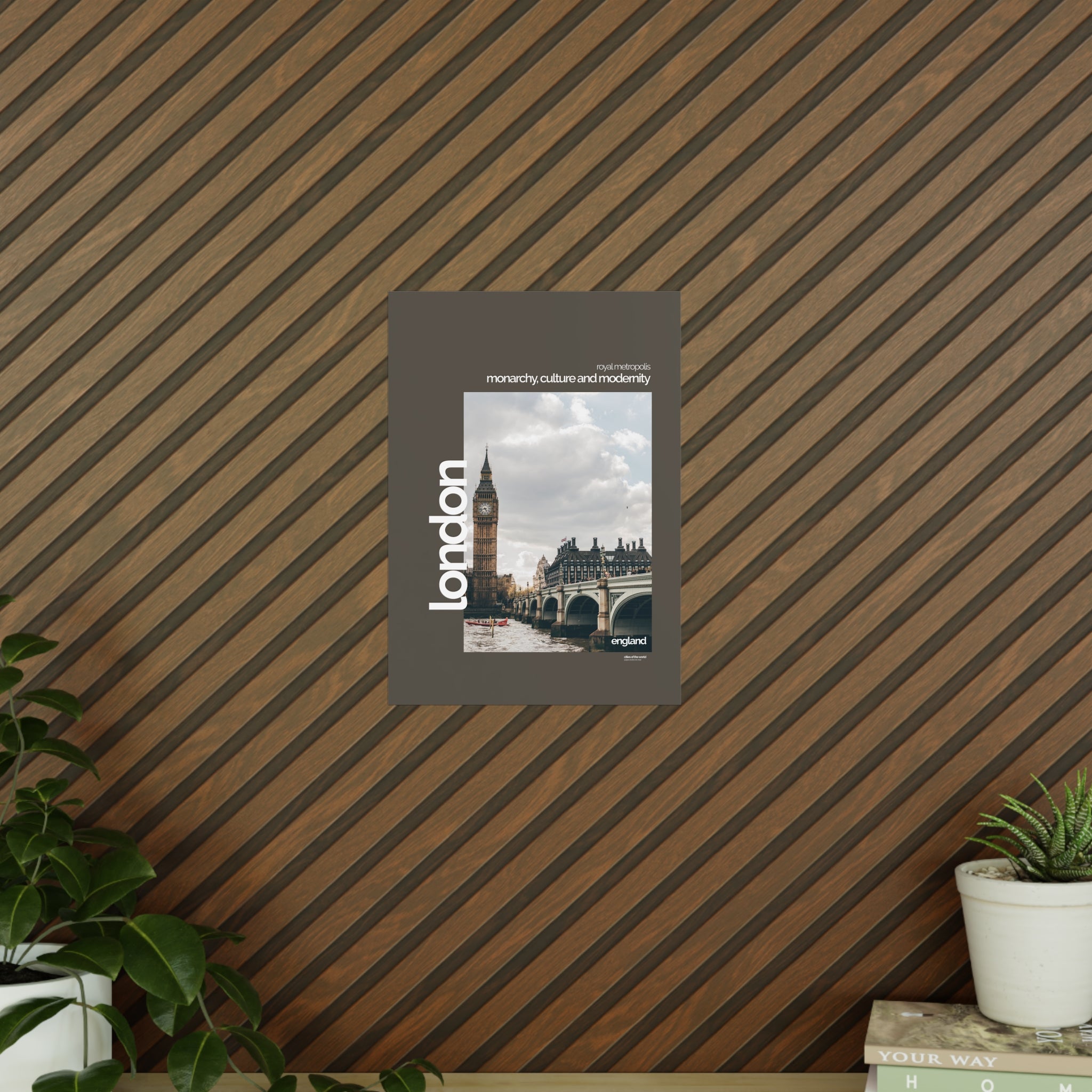 London Poster | Cities of the World | Wandkunst fuer Reisende, Sammler & Stadtliebhaber | Moderne Stadtdeko, Fotoposter