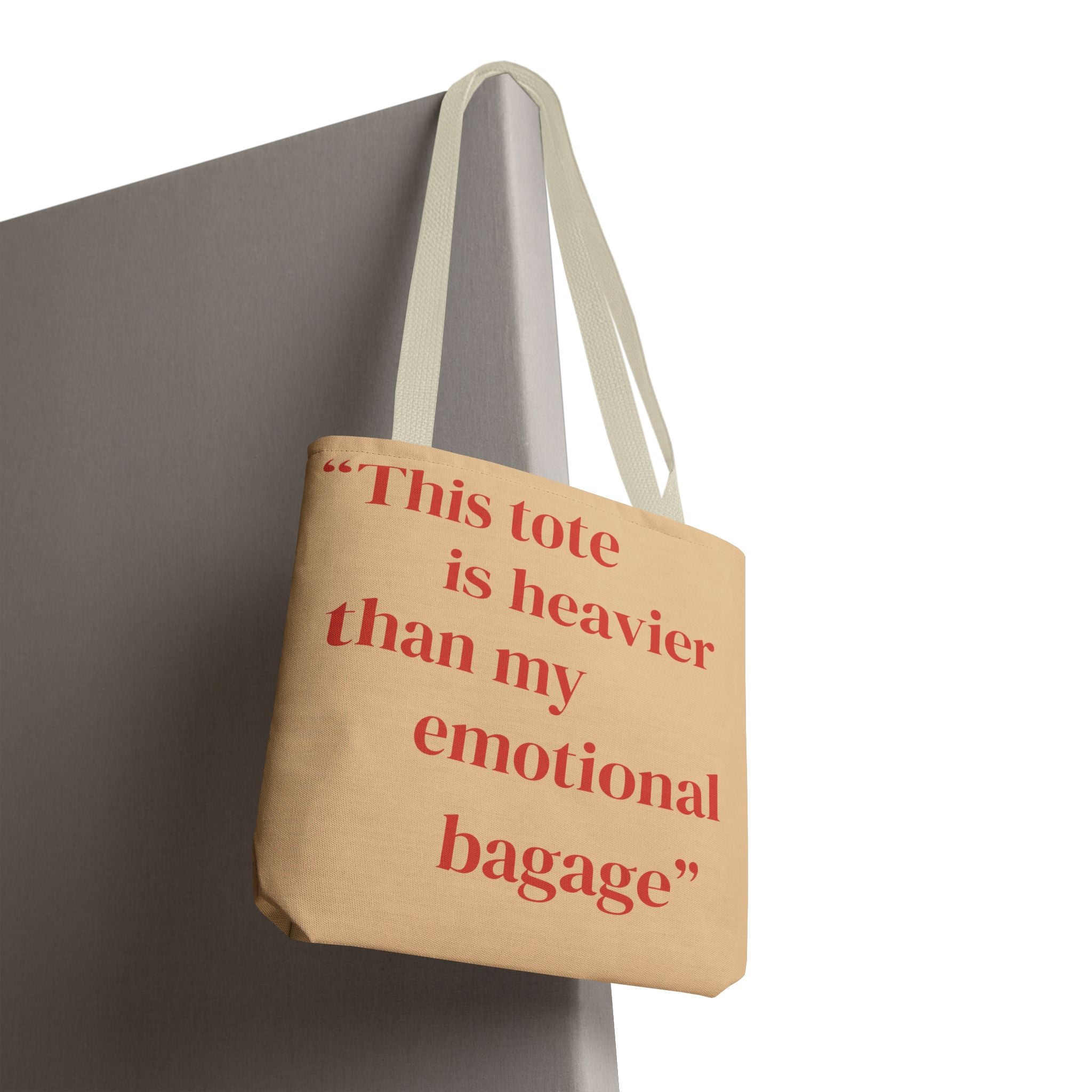This Tote is Heavier Than My Emotional Baggage - Lustige und stylische Tragetasche für Alltag, Uni und Shopping - Geschenkidee