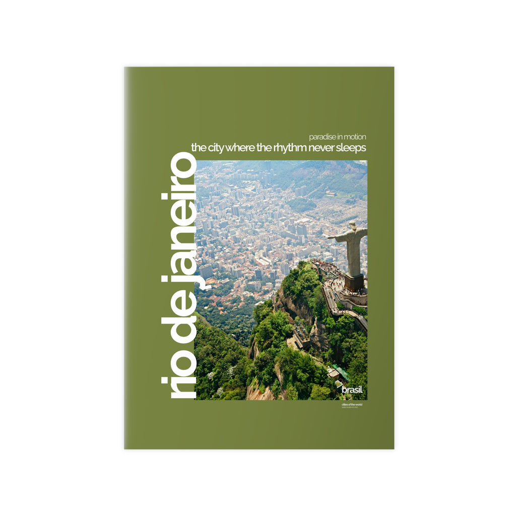 Rio de Janeiro Poster | Cities of the World | Wandkunst fuer Reisende, Sammler & Stadtliebhaber | Moderne Stadtdeko, Fotoposter