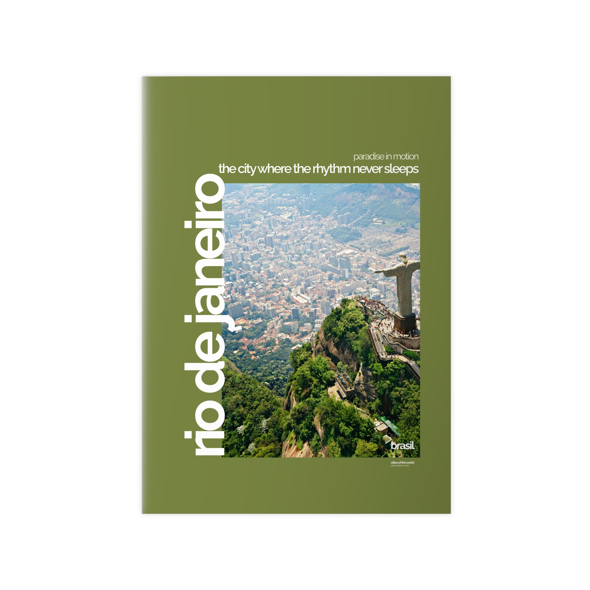 Rio de Janeiro Poster | Cities of the World | Wandkunst fuer Reisende, Sammler & Stadtliebhaber | Moderne Stadtdeko, Fotoposter