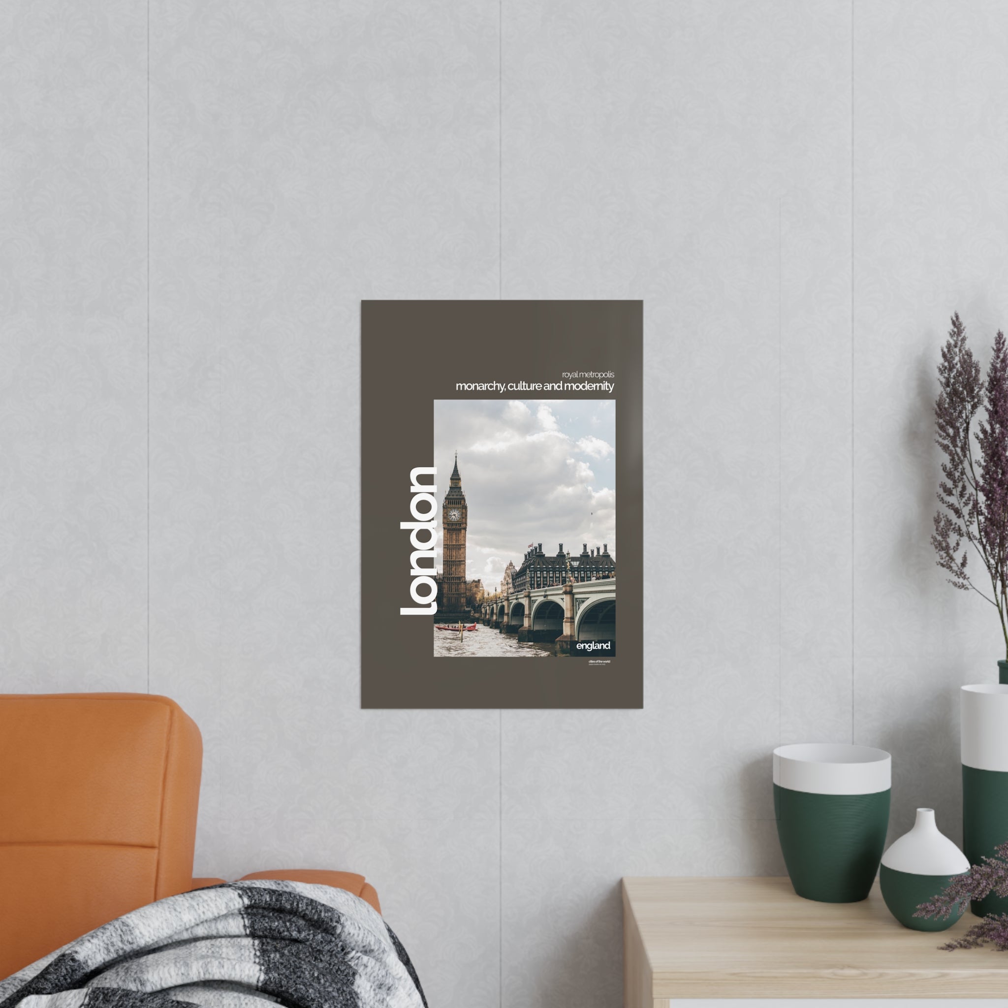 London Poster | Cities of the World | Wandkunst fuer Reisende, Sammler & Stadtliebhaber | Moderne Stadtdeko, Fotoposter