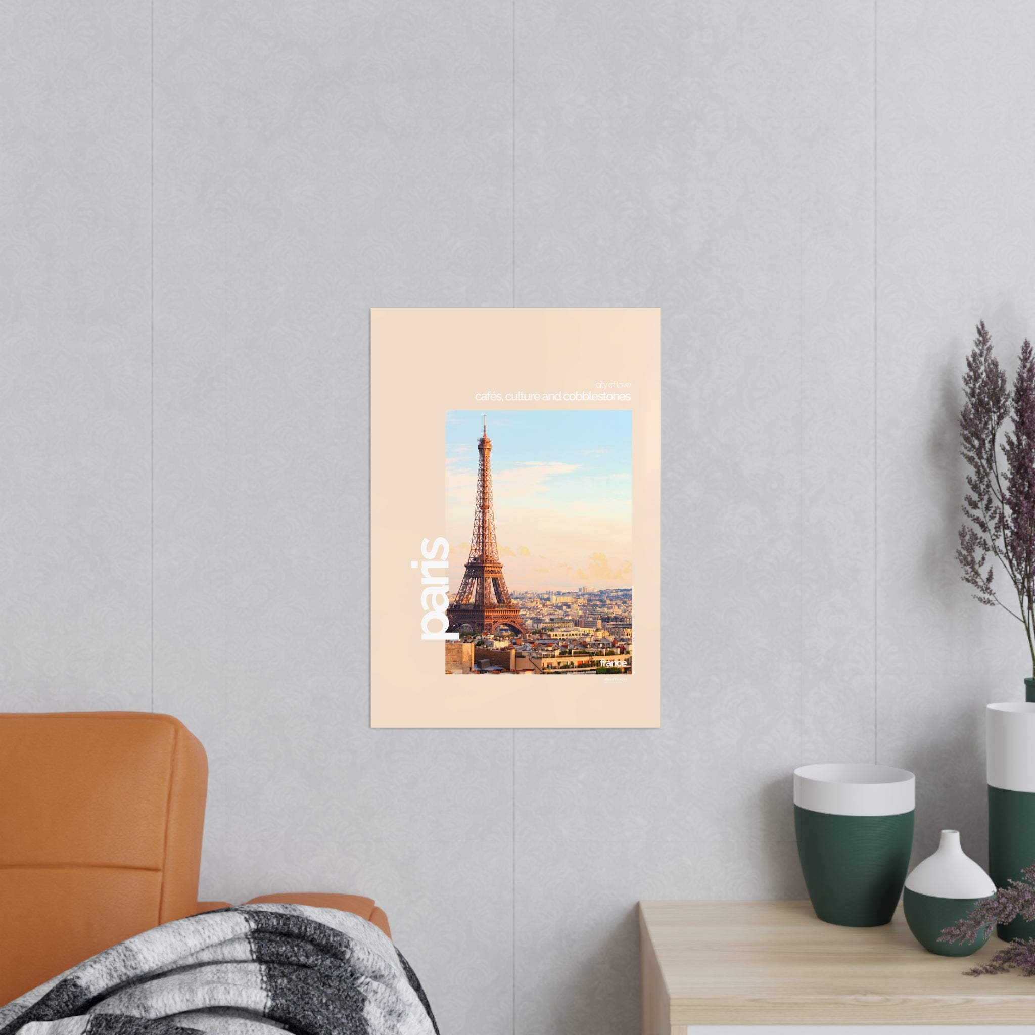 Paris Poster | Cities of the World | Wandkunst fuer Reisende, Sammler & Stadtliebhaber | Moderne Stadtdeko, Fotoposter