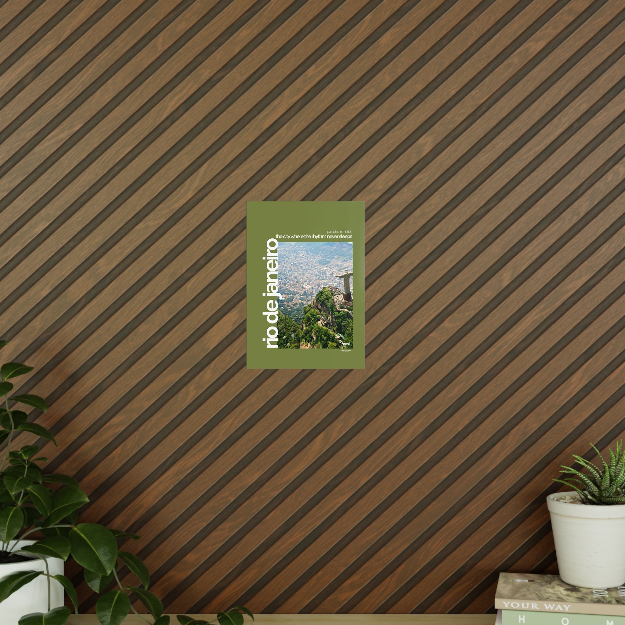 Rio de Janeiro Poster | Cities of the World | Wandkunst fuer Reisende, Sammler & Stadtliebhaber | Moderne Stadtdeko, Fotoposter