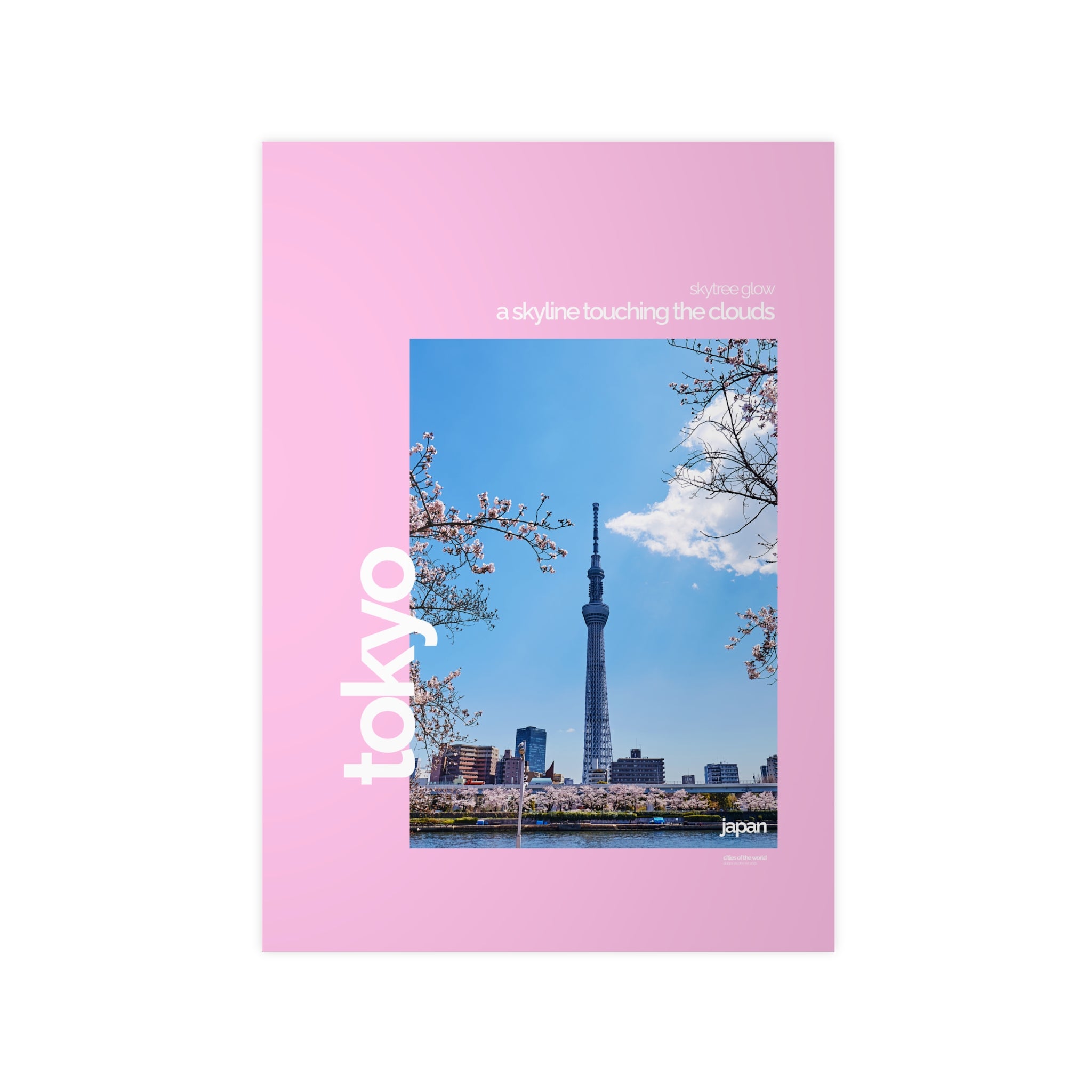 Tokyo Poster | Cities of the World | Wandkunst fuer Reisende, Sammler & Stadtliebhaber | Moderne Stadtdeko, Fotoposter