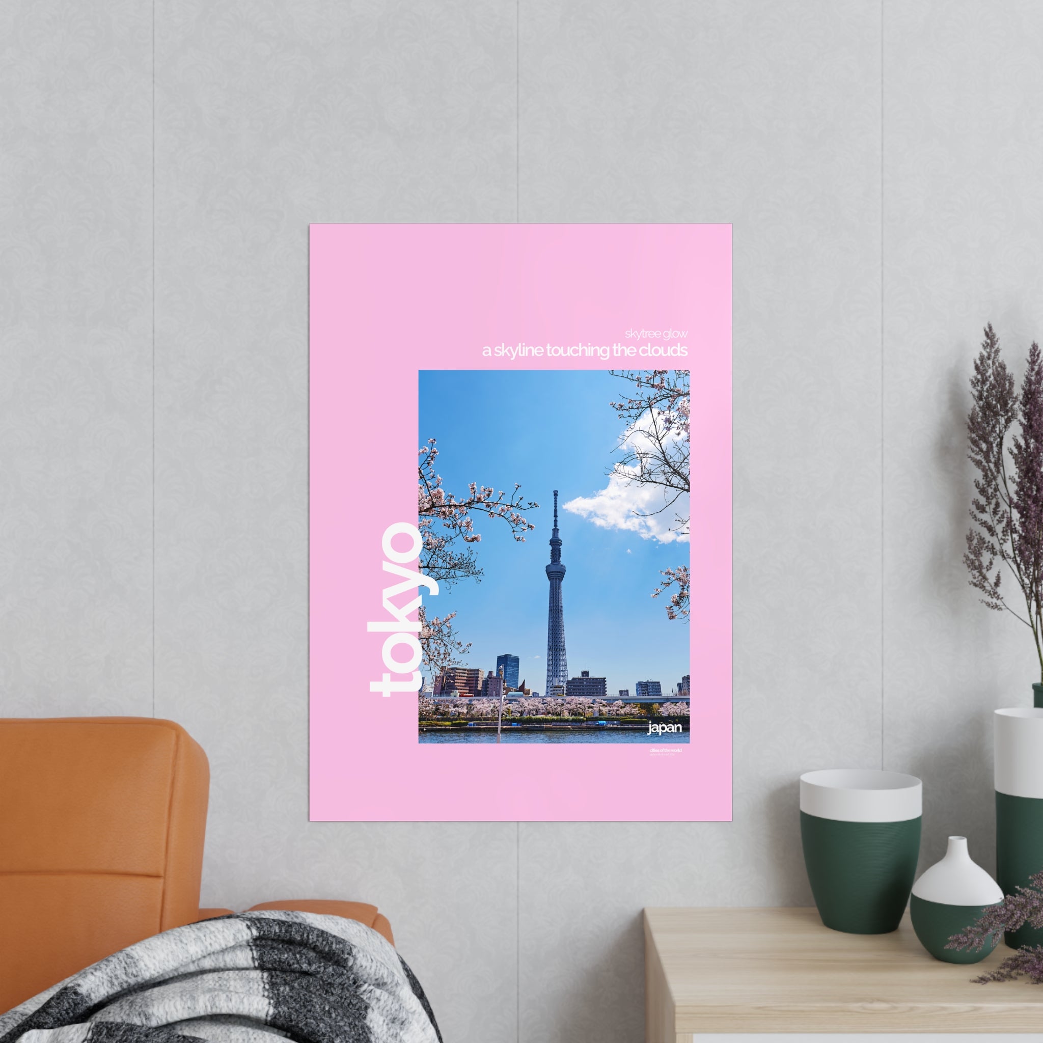 Tokyo Poster | Cities of the World | Wandkunst fuer Reisende, Sammler & Stadtliebhaber | Moderne Stadtdeko, Fotoposter