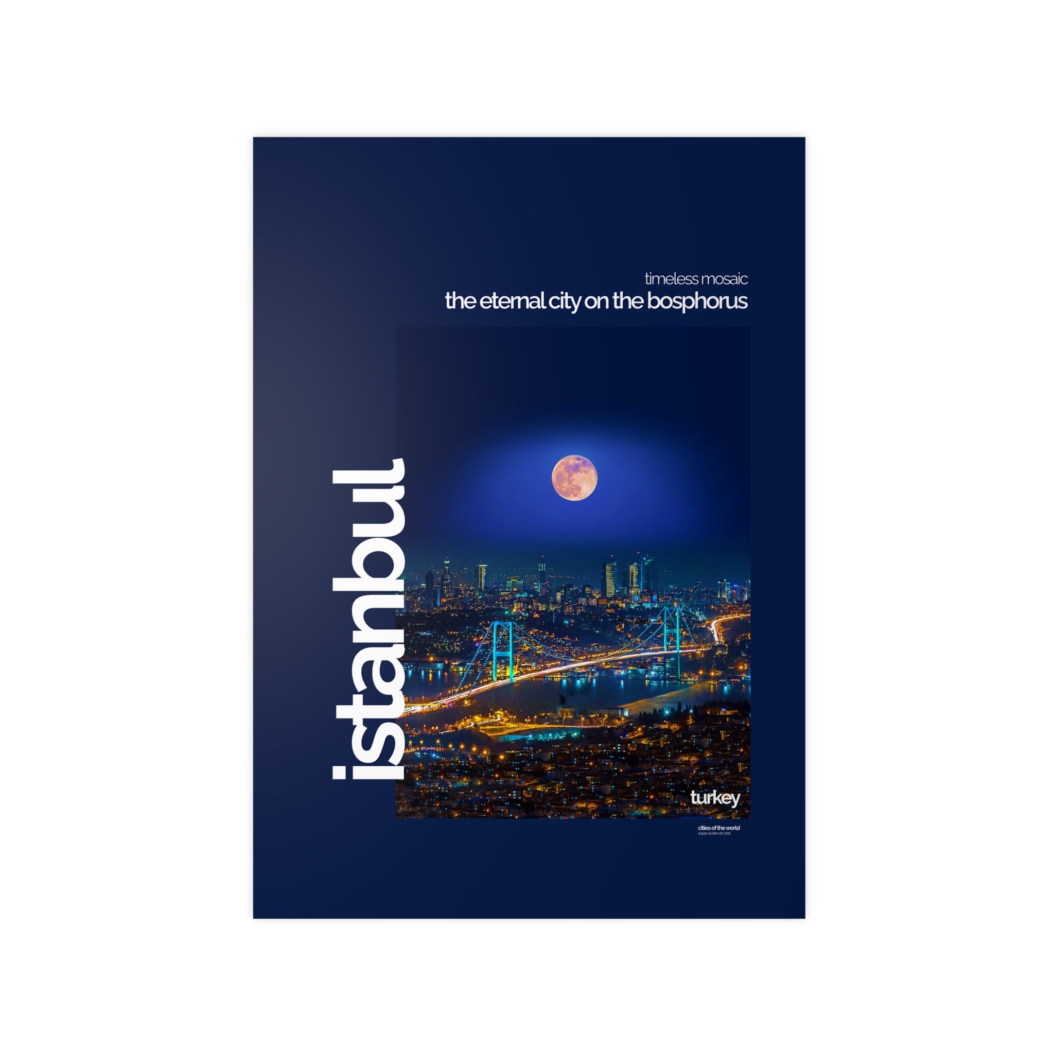 Istanbul Photopaper Poster