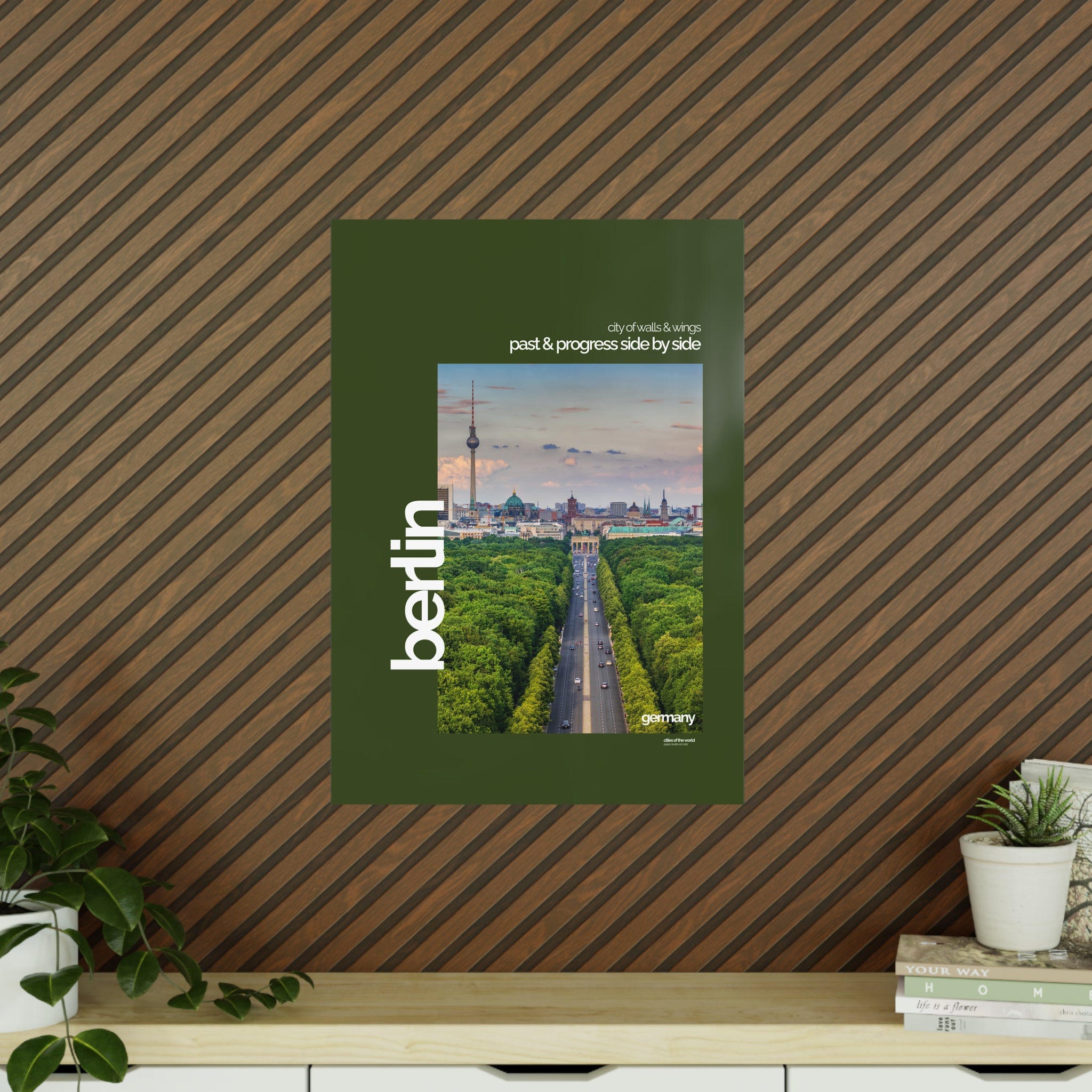Berlin Poster | Cities of the World | Wandkunst fuer Reisende, Sammler & Stadtliebhaber | Moderne Stadtdeko, Fotoposter