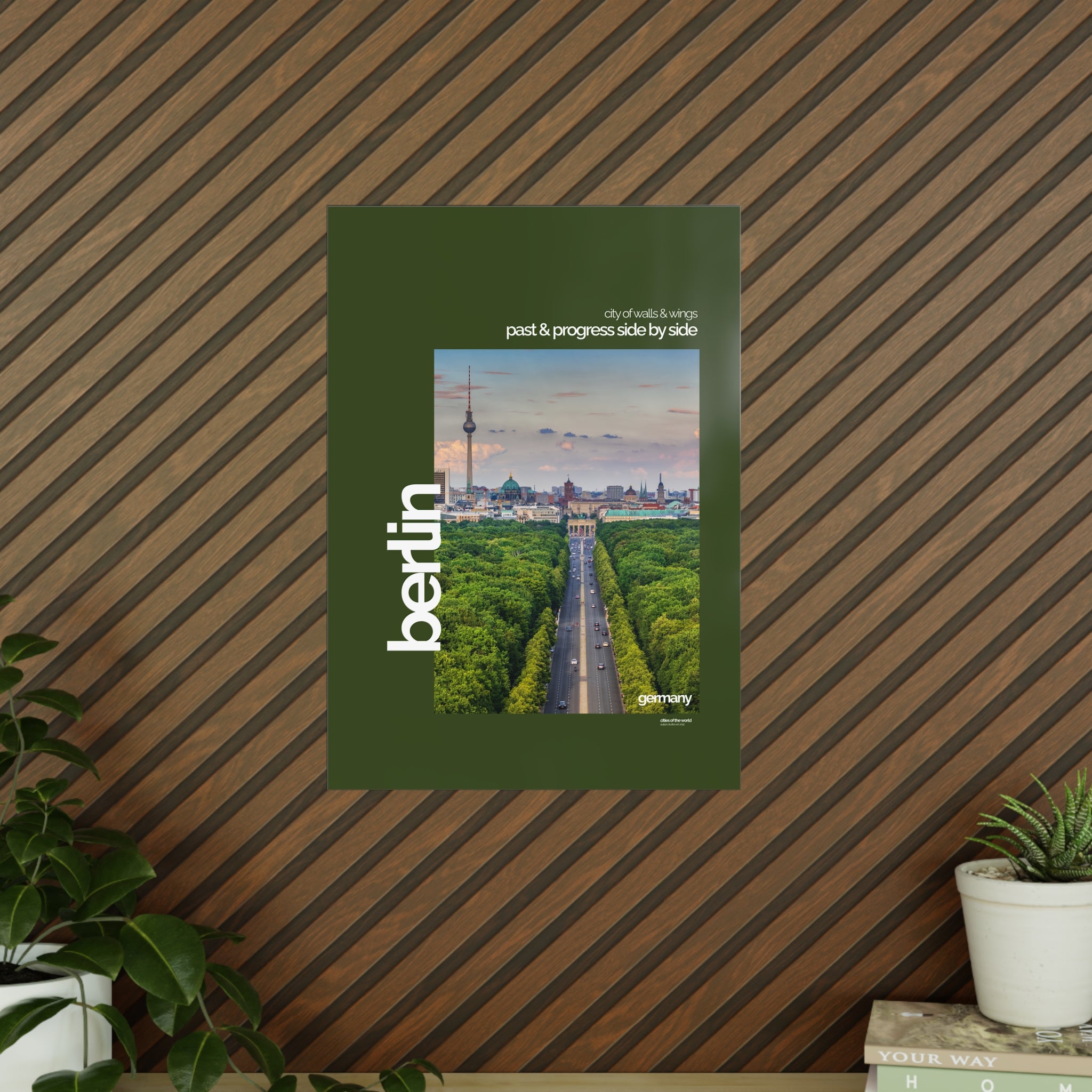 Berlin Poster | Cities of the World | Wandkunst fuer Reisende, Sammler & Stadtliebhaber | Moderne Stadtdeko, Fotoposter