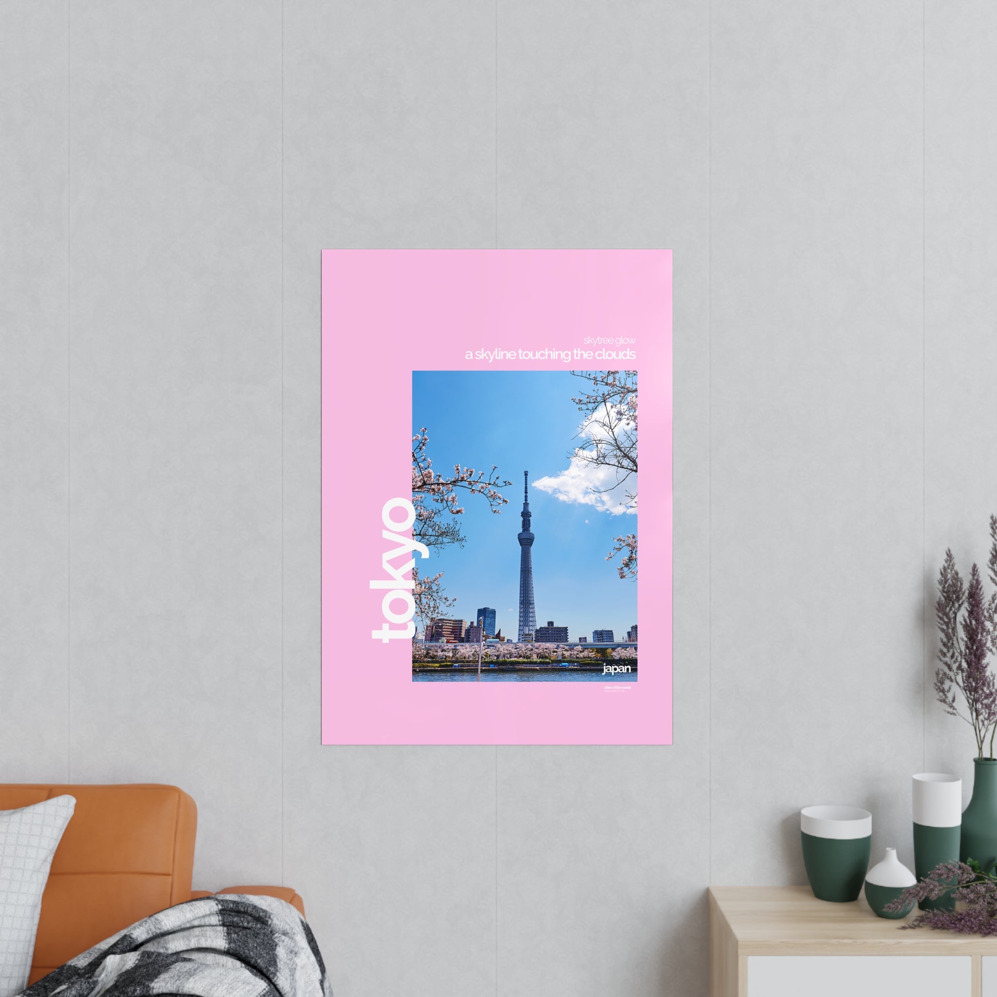 Tokyo Poster | Cities of the World | Wandkunst fuer Reisende, Sammler & Stadtliebhaber | Moderne Stadtdeko, Fotoposter