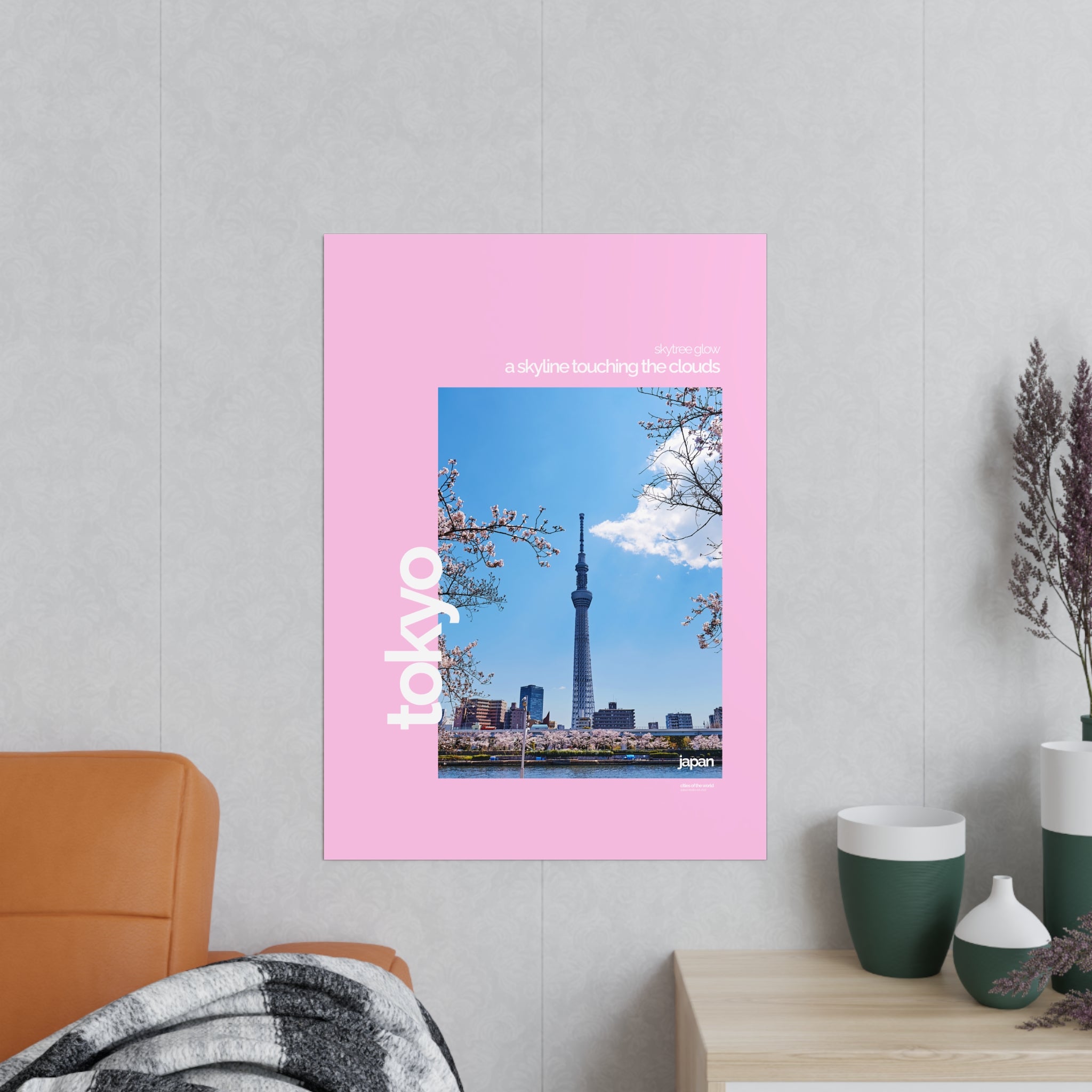 Tokyo Poster | Cities of the World | Wandkunst fuer Reisende, Sammler & Stadtliebhaber | Moderne Stadtdeko, Fotoposter