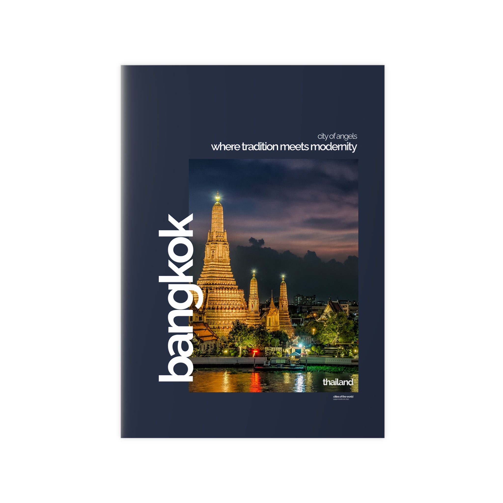 Bangkok Poster | Cities of the World | Wandkunst fuer Reisende, Sammler & Stadtliebhaber | Moderne Stadtdeko, Fotoposter