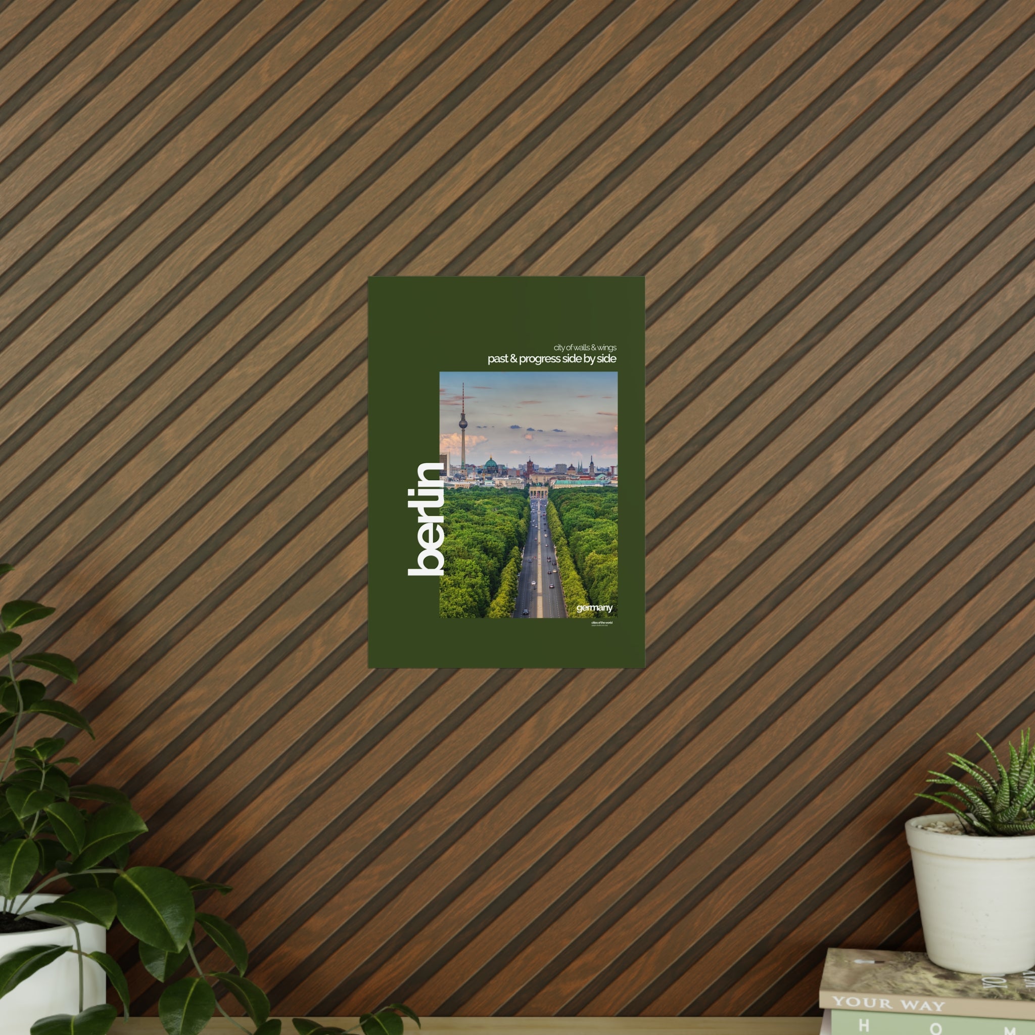 Berlin Poster | Cities of the World | Wandkunst fuer Reisende, Sammler & Stadtliebhaber | Moderne Stadtdeko, Fotoposter