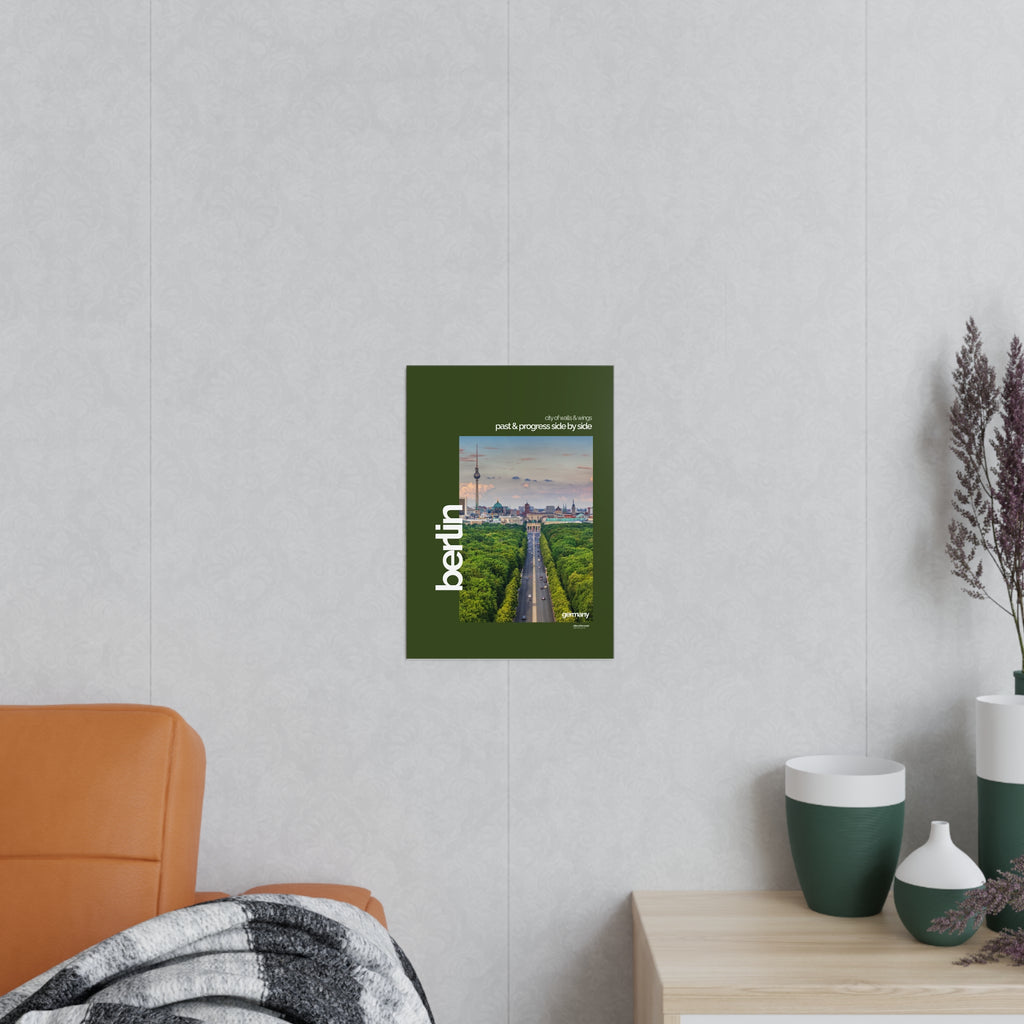 Berlin Poster | Cities of the World | Wandkunst fuer Reisende, Sammler & Stadtliebhaber | Moderne Stadtdeko, Fotoposter