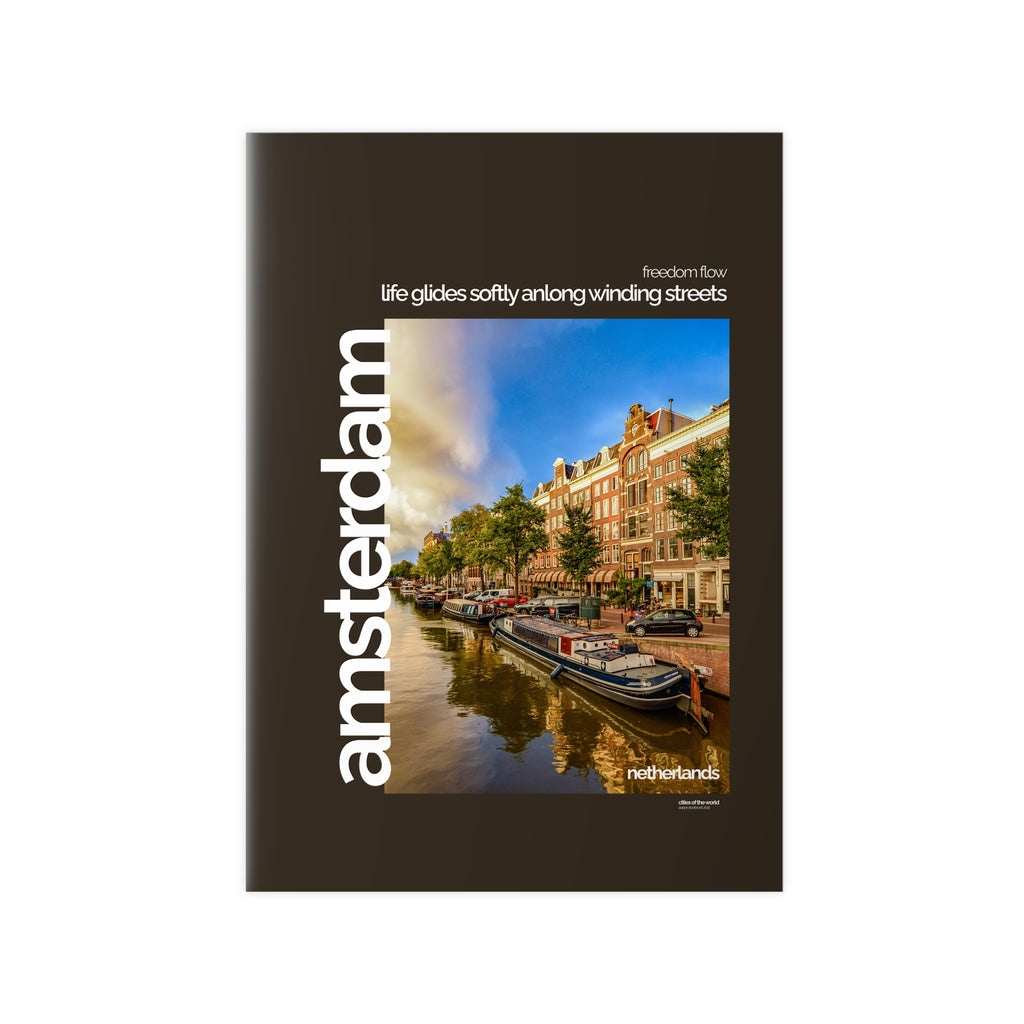 Amsterdam Poster | Cities of the World | Wandkunst fuer Reisende, Sammler & Stadtliebhaber | Moderne Stadtdeko, Fotoposter