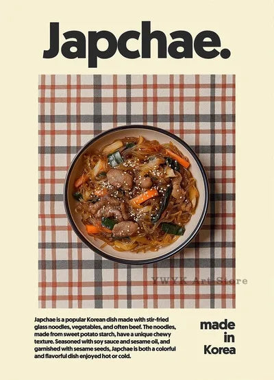 Asian Food Leinwandbild – Poster mit Ramen & Hot Pot für Wohnraumdeko