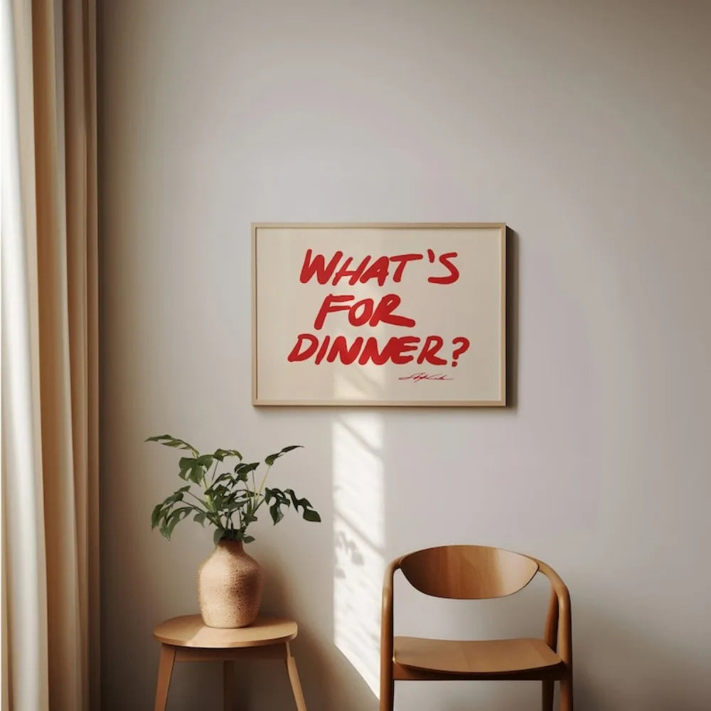 What Is for Dinner? – Minimalistisches Bauhaus Küchenbild