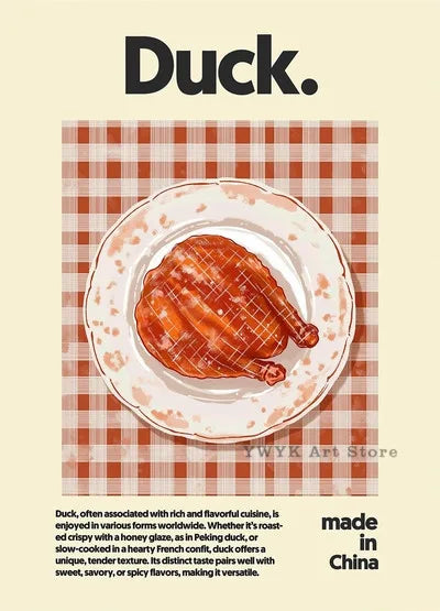 Asian Food Leinwandbild – Poster mit Ramen & Hot Pot für Wohnraumdeko