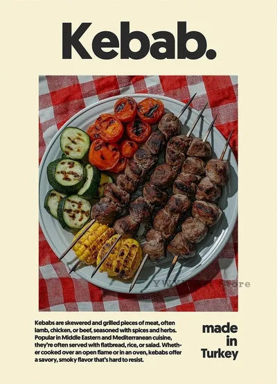 Asian Food Leinwandbild – Poster mit Ramen & Hot Pot für Wohnraumdeko