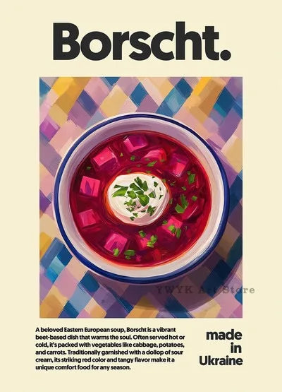 Asian Food Leinwandbild – Poster mit Ramen & Hot Pot für Wohnraumdeko