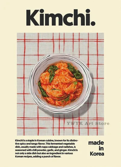 Asian Food Leinwandbild – Poster mit Ramen & Hot Pot für Wohnraumdeko