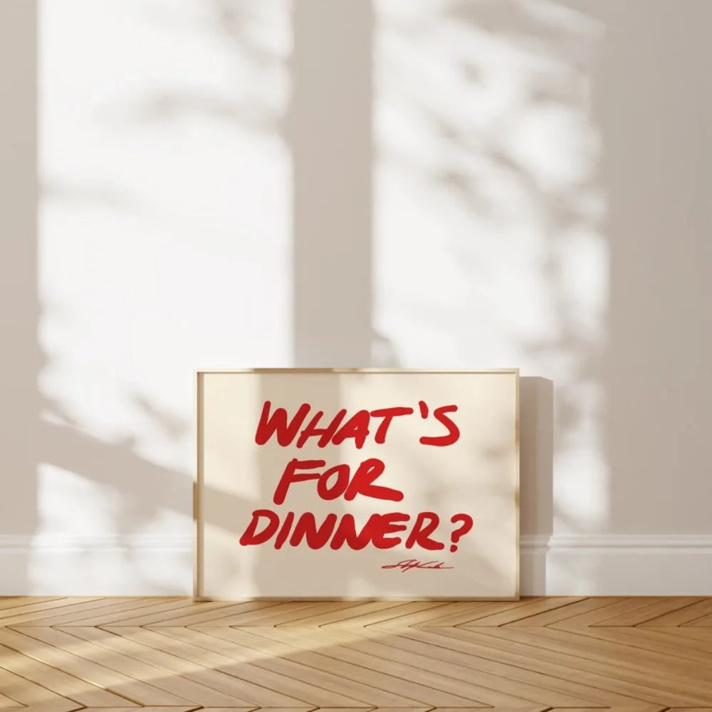 What Is for Dinner? – Minimalistisches Bauhaus Küchenbild