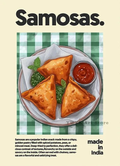 Asian Food Leinwandbild – Poster mit Ramen & Hot Pot für Wohnraumdeko