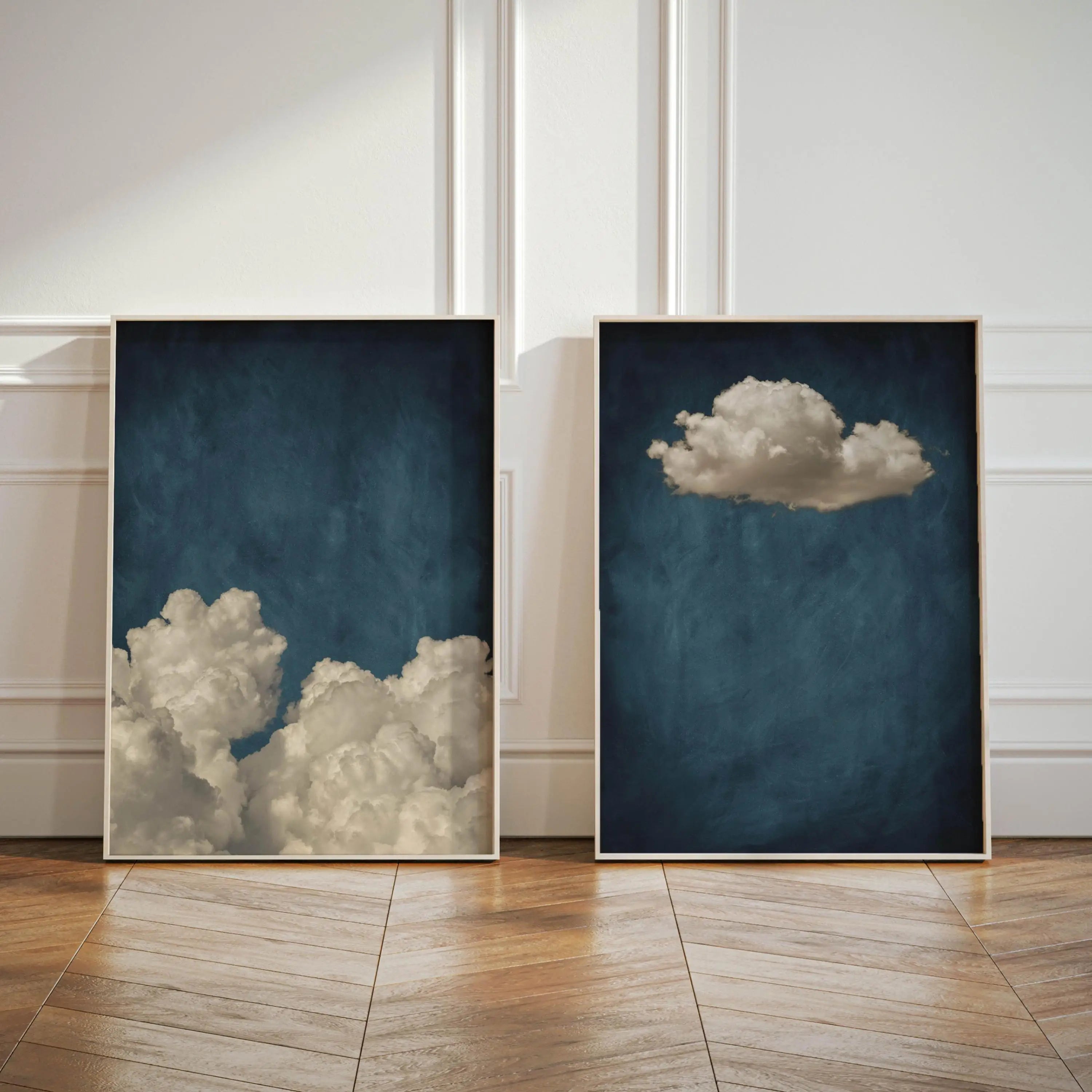 Abstract Blue Cloud – ‘Maximum Compromise’ Leinwandbild